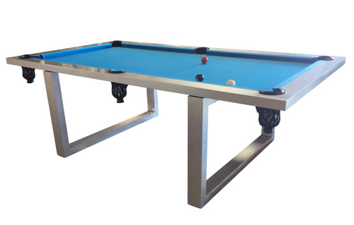 New  Modern Stainless Steel Pool Table Indoor/ Outdoor