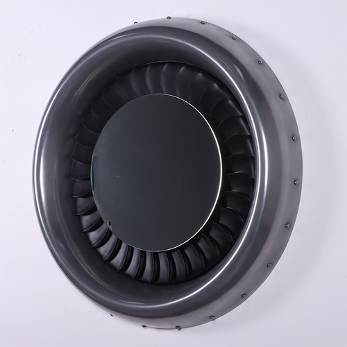 Jet Engine Mirror Close Up Image