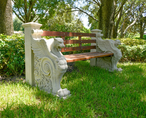 Charlottenburg Bench Replica Outdoor Garden Seating Room Scene