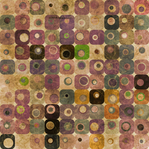 Retro Gallery Wrap 40x40 Room Scene