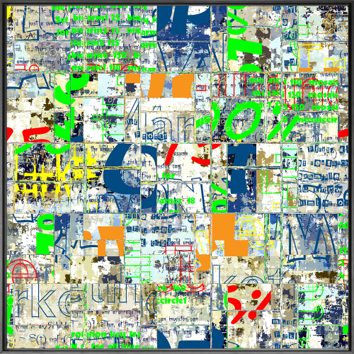 Graphic Wall Art C Room Scene