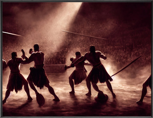 Gladiators Giclee Room Scene