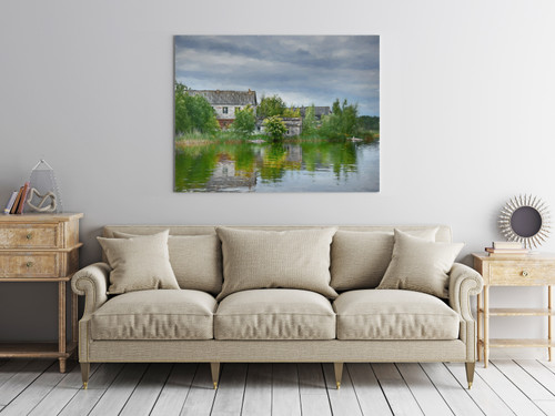 Green Landscape Room Scene