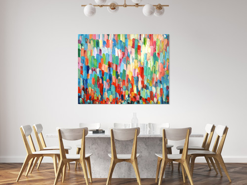 Palet Knife Colors Room Scene