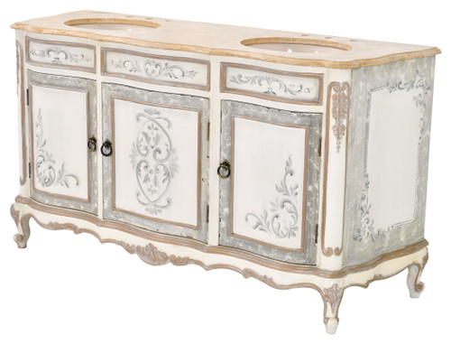 Cabo Blanco Double Sink Vanity Room Scene