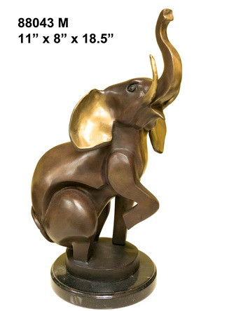 Elephant on Marble Base