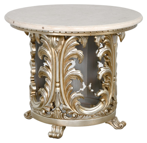 Platine Heavy Carved Center Table