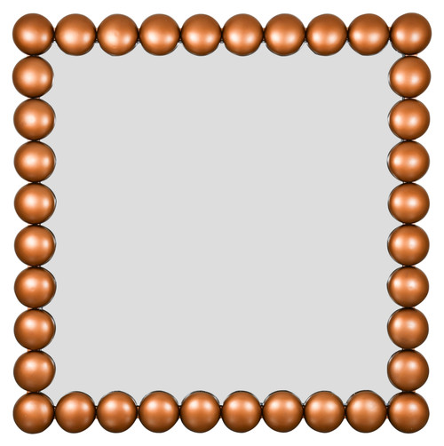 Nailhead Copper Wall Mirror