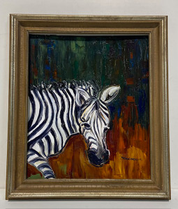 Zebra Framed 20x24