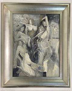 Black and White Group of  Women Framed 30x40