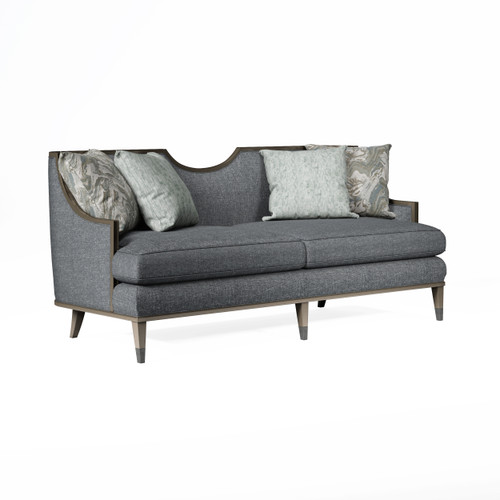 161 - Intrigue  Collection Transitional  Harper Sofa - Mica Close Up Image