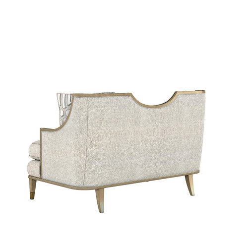 161 - Intrigue  Collection Transitional  HARPER QUARTZ LOVESEAT Room Scene