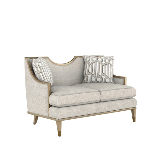 161 - Intrigue  Collection Transitional  HARPER QUARTZ LOVESEAT Close Up Image