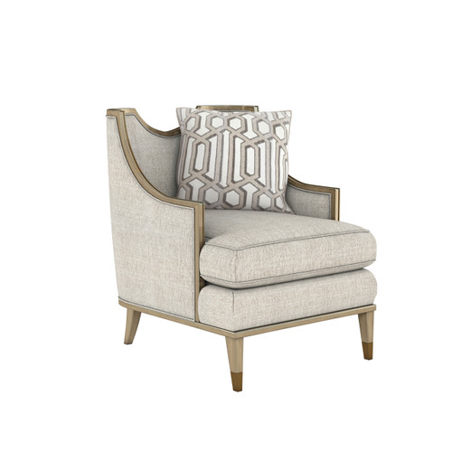 161 - Intrigue  Collection Transitional  HARPER QUARTZ CHAIR Close Up Image