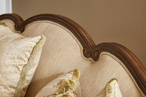 509 - Giovanna  Collection European-inspired Transitional  Giovanna Golden Quartz Sofa