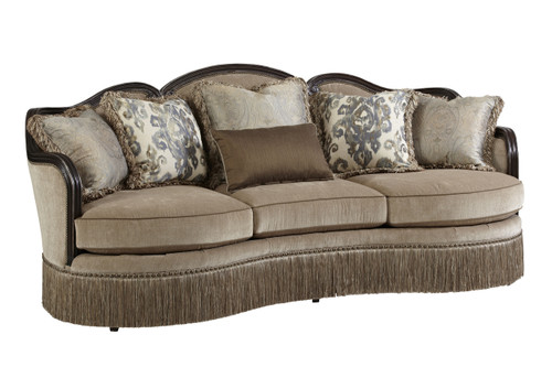 509 - Giovanna  Collection European-inspired Transitional  Giovanna Azure-Sofa Close Up Image