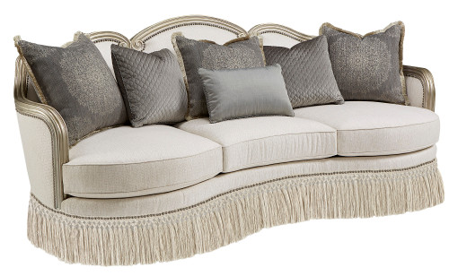 509 - Giovanna  Collection European-inspired Transitional  Giovanna Bezel Sofa Close Up Image