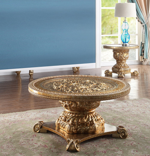 HD-328G - 3PC COFFEE TABLE SET Close Up Image