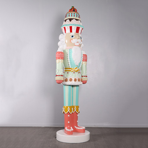 Candy Cake Christmas Nutcracker 9FT Holiday Prop Decoration Close Up Image
