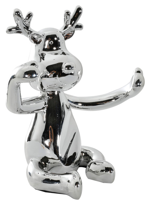 Deer Table Top Single Bottle Wine Holder Close Up Image