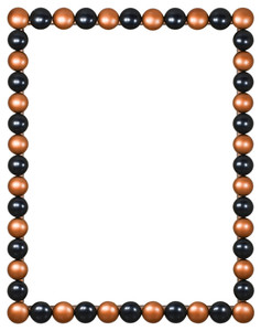 Nailhead Copper and Black Picture Frame