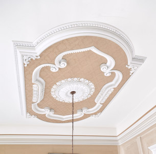 Blanco Rectangular Chandelier Fan Ceiling Medallion 72W x 48H
