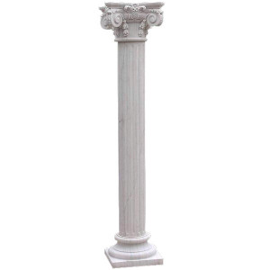 WhMarble CorinthianFlutedCol(8ft)