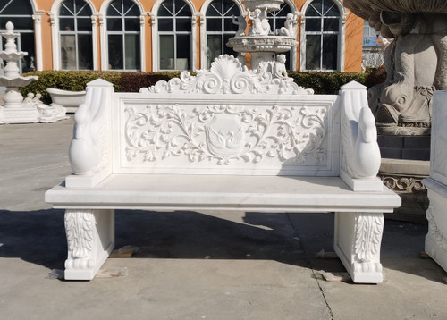 White Marble Bench 12025534