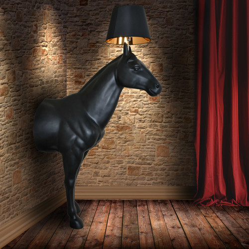 Horse Wall Lamp Room Scene