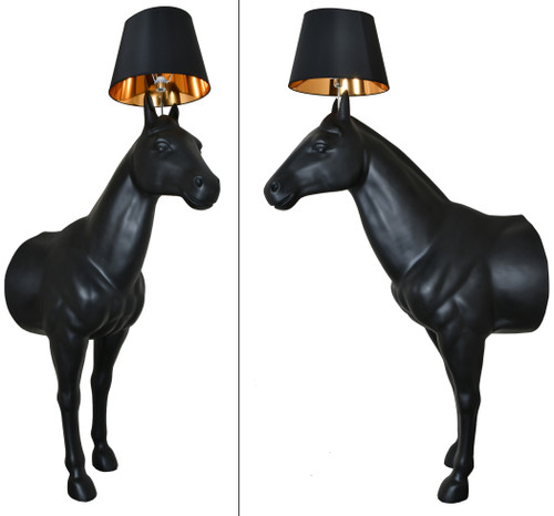 Horse Wall Lamp Close Up Image