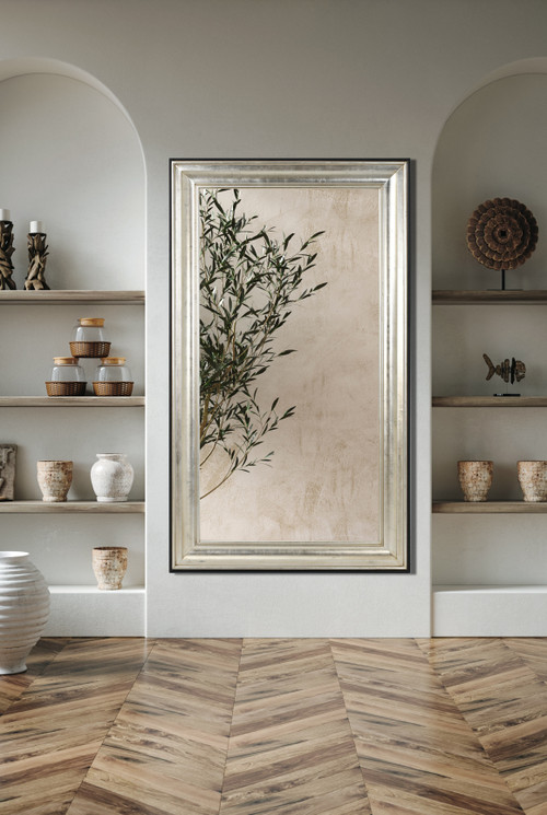 Silver Raven Mirror 36X72TSB Room Scene