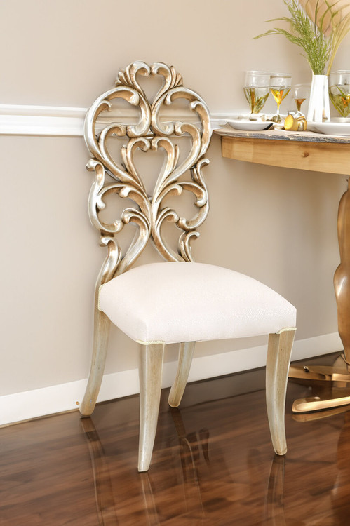 Palace Platine Cream Side Chair Room Scene