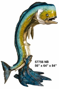 Dorado Fish in Special Patina
