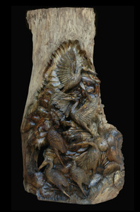 Standing Bird Sculpture