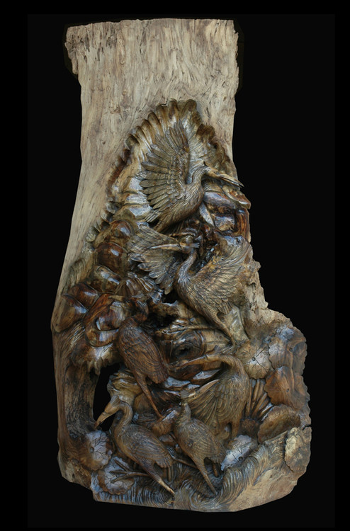 Standing Bird Sculpture