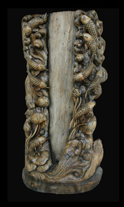 Standing Fish Sculpture