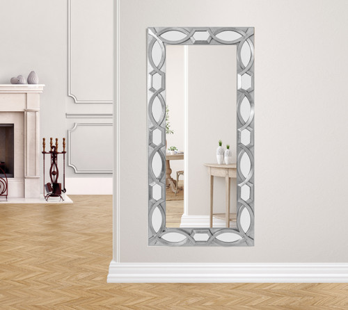 Diamond Stack Leaner Silver Room Scene