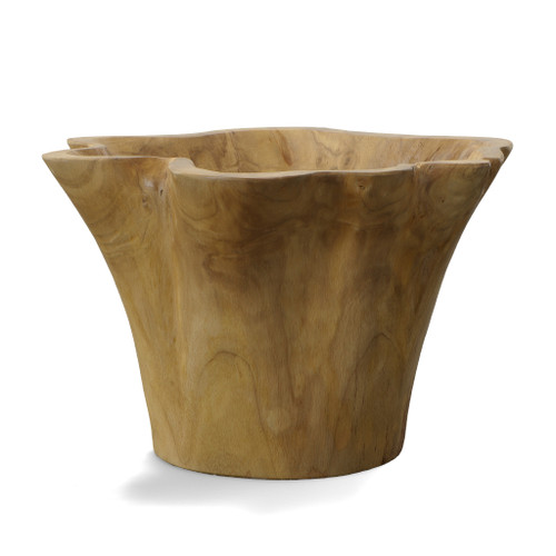 Natural Teak Vase Room Scene