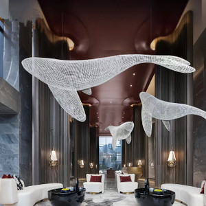 Floating Whale Sculpture