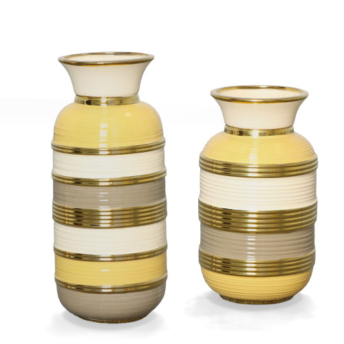 Modern Farmhouse Jar Vase Set of 2 Close Up Image