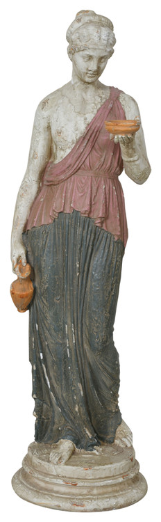 Classic Standing Woman Sculpture 33?H
