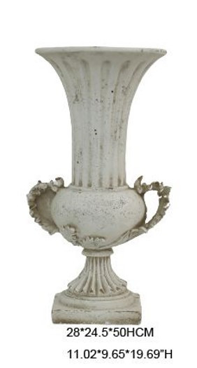 Classic Grand Corinthian Distressed Urn