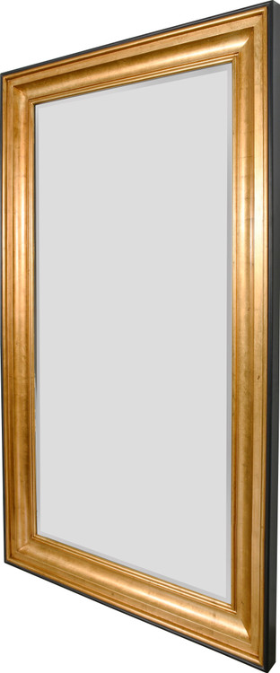 Golden Raven Contemporary Frame 47.5W x 3D x 83.5H Close Up Image