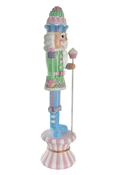 47H Pastel Cupcake Nutcracker Close Up Image