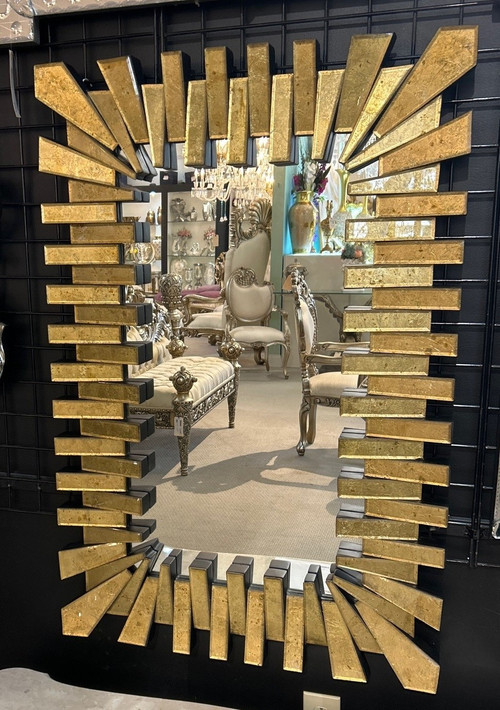 Gold Radiant Mirror
