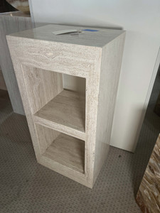 Travertine Accent Table