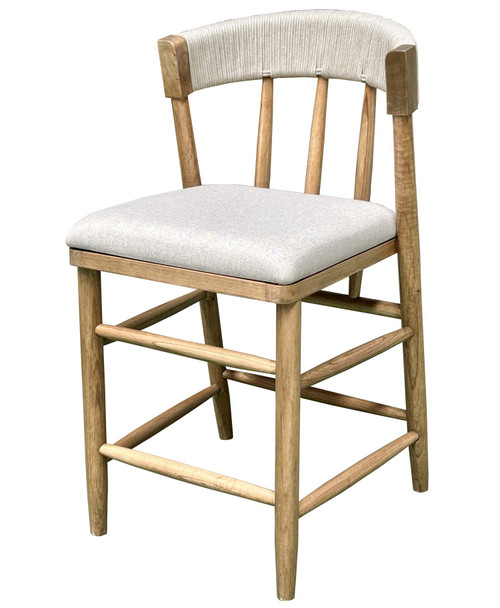 Alto Back Counter Stool Natural Room Scene