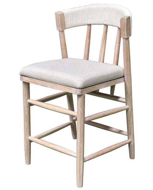 Alto Back Counter Stool White Wash Room Scene