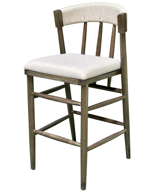 Alto Back Barstool Brown Room Scene