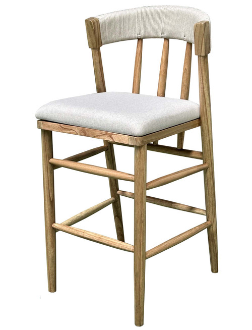 Alto Back Barstool Natural Room Scene